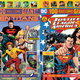 The full covers for the Teen Titans and Justice League of America series in the Giant line.